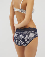 Embraceable Hipster Panty with Crochet Lace Waist - Soma