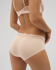 Embraceable Hipster Panty with Crochet Lace Waist - Soma