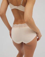 Embraceable Hipster Panty with Crochet Lace Waist - Soma