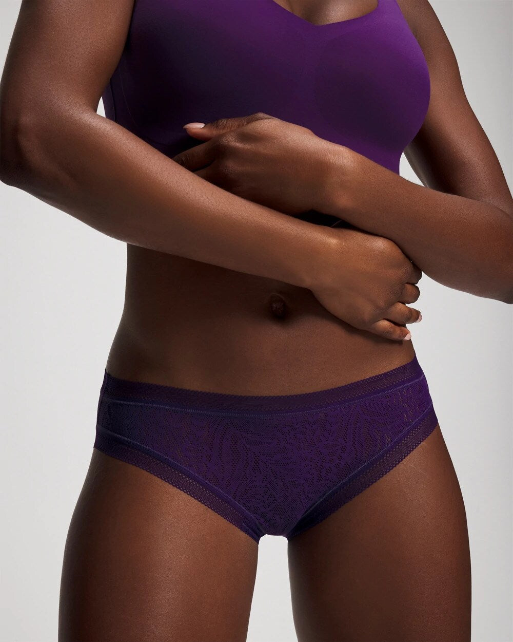 Soma Hipster Panty with Stretch Lace - Soma