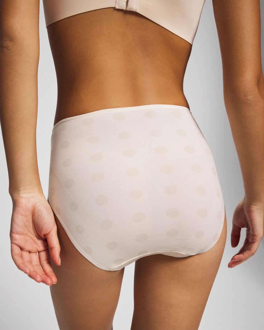 Tummy High-Leg Brief Panty with Lace - Soma