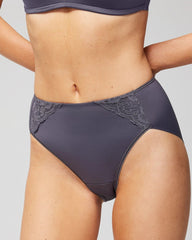 Tummy High-Leg Brief Panty with Lace - Soma