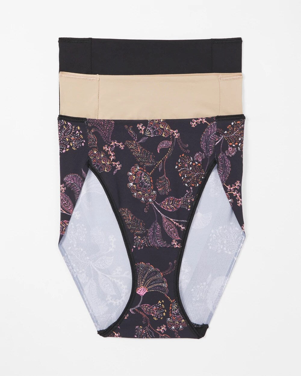 Tummy High-Leg Brief Panty 3 Pack - Soma