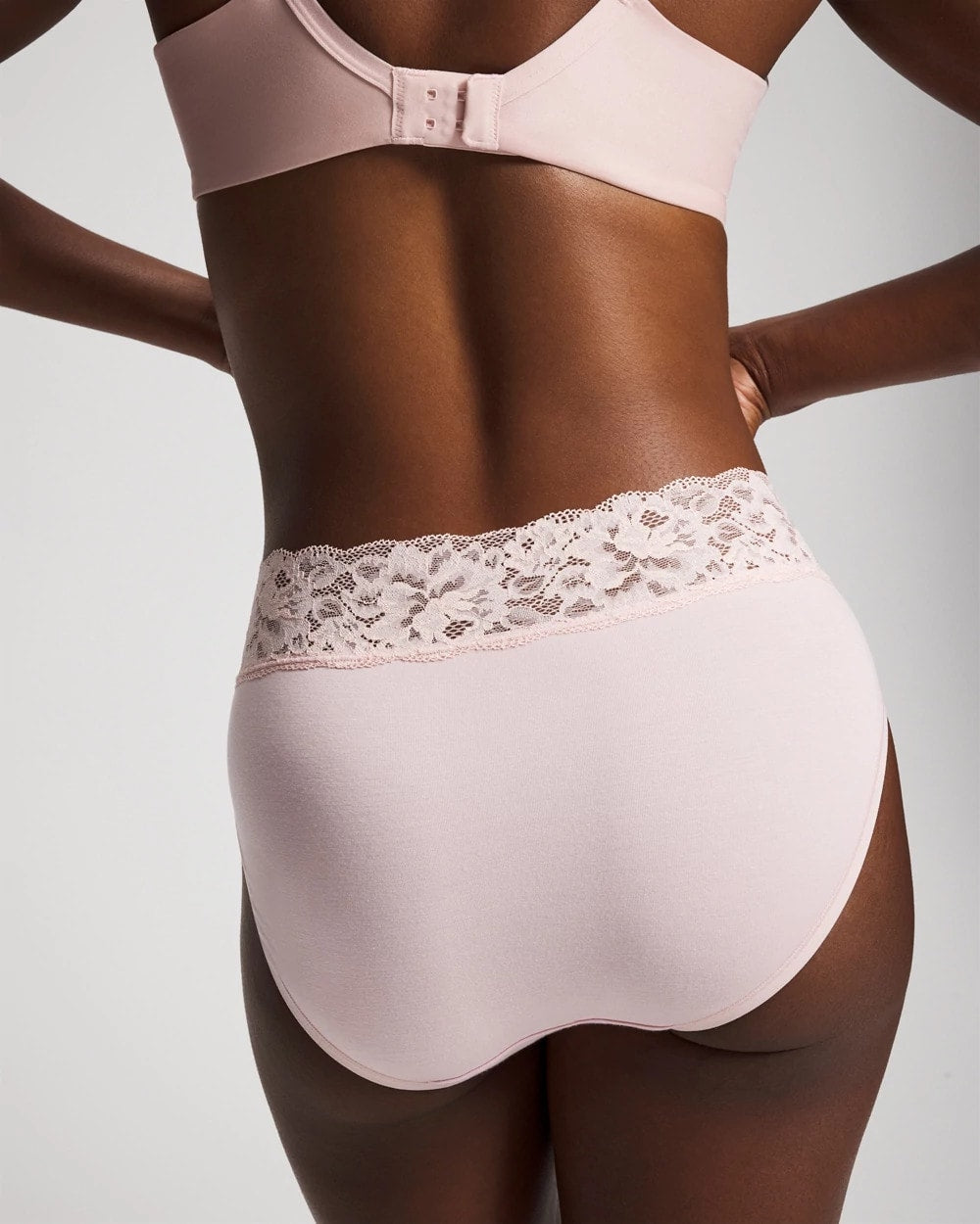 Embraceable High-Leg Brief Panty with Super Soft Signature Lace - Soma