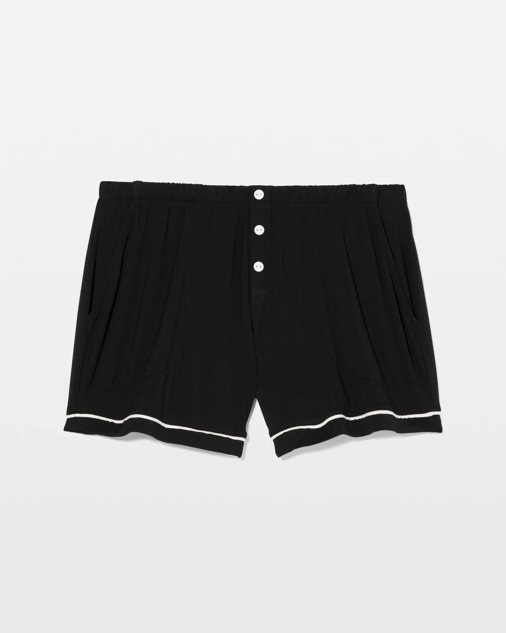 Solid Piped Pajama Shorts - Soma