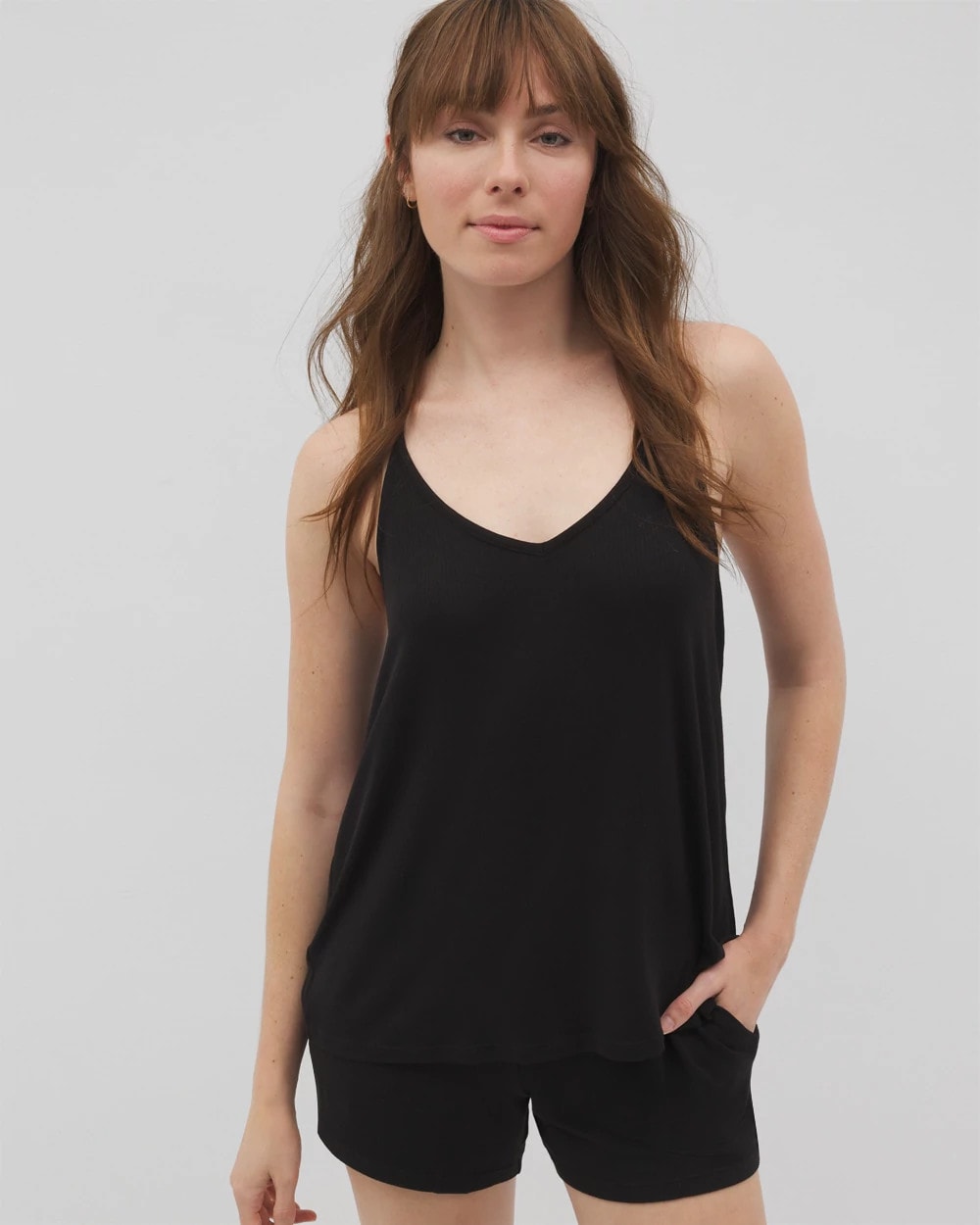 Lightweight Rib Knit Pajama Cami - Soma