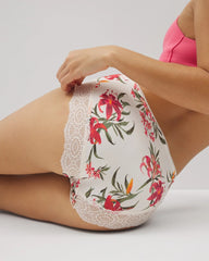 Embraceable High-Leg Panty with Crochet Lace - Soma