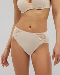 Embraceable High-Leg Panty with Crochet Lace - Soma