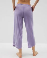 Solid Piped Crop Pajama Pant - Soma