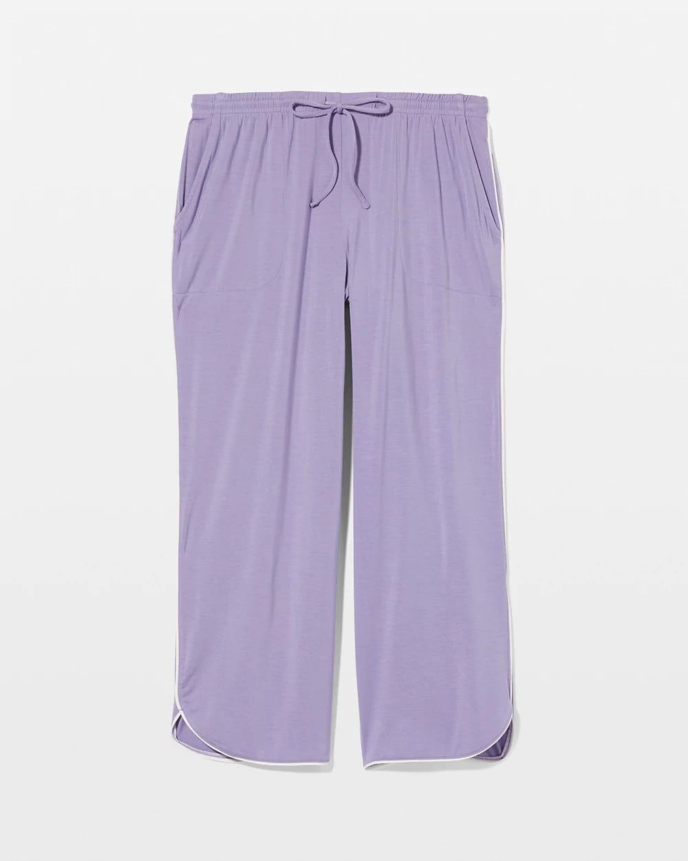 Solid Piped Crop Pajama Pant - Soma