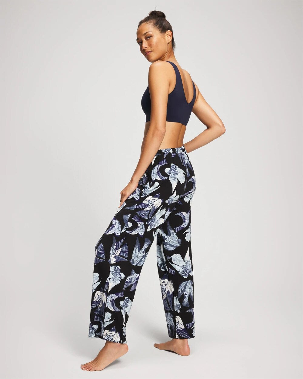 Satin Trim Pajama Pant - Soma