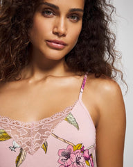 Lace Trim Chemise - Soma