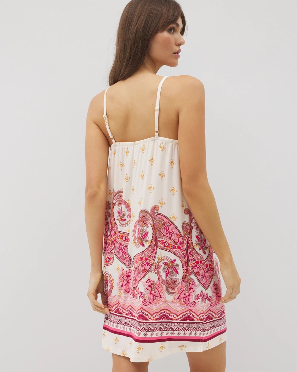 Smocked Neck Chemise - Soma