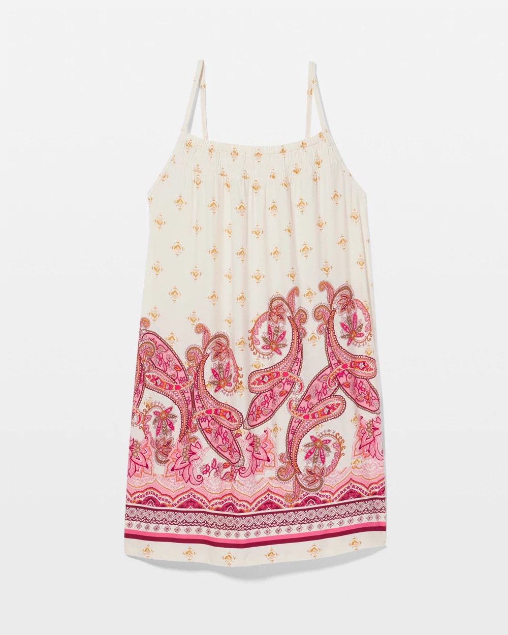Smocked Neck Chemise - Soma
