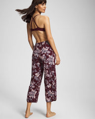 Piped Crop Pajama Pants - Soma