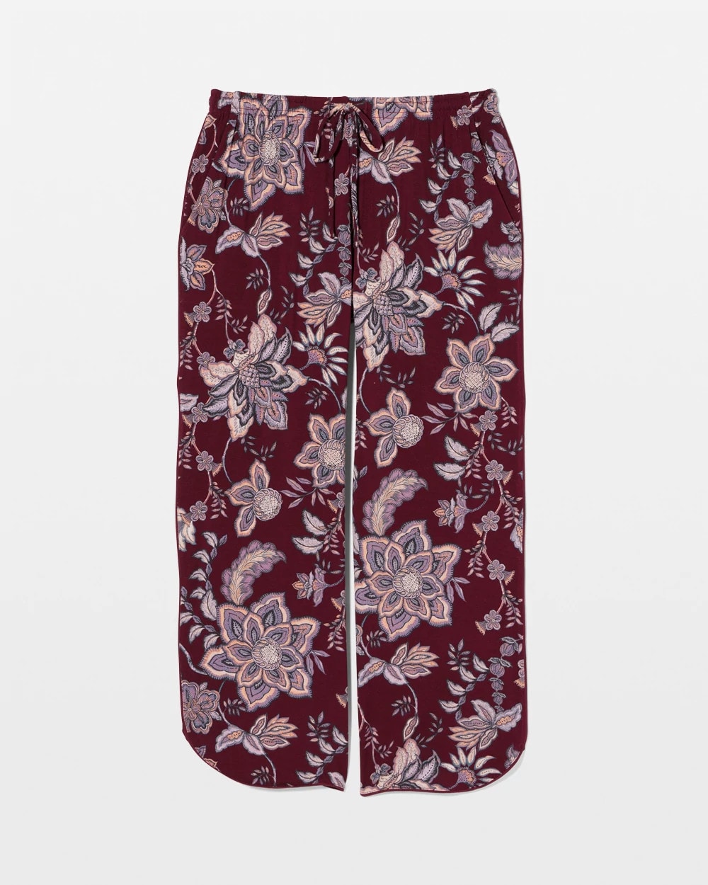 Piped Crop Pajama Pants - Soma