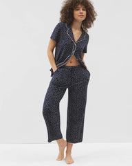 Piped Crop Pajama Pants - Soma