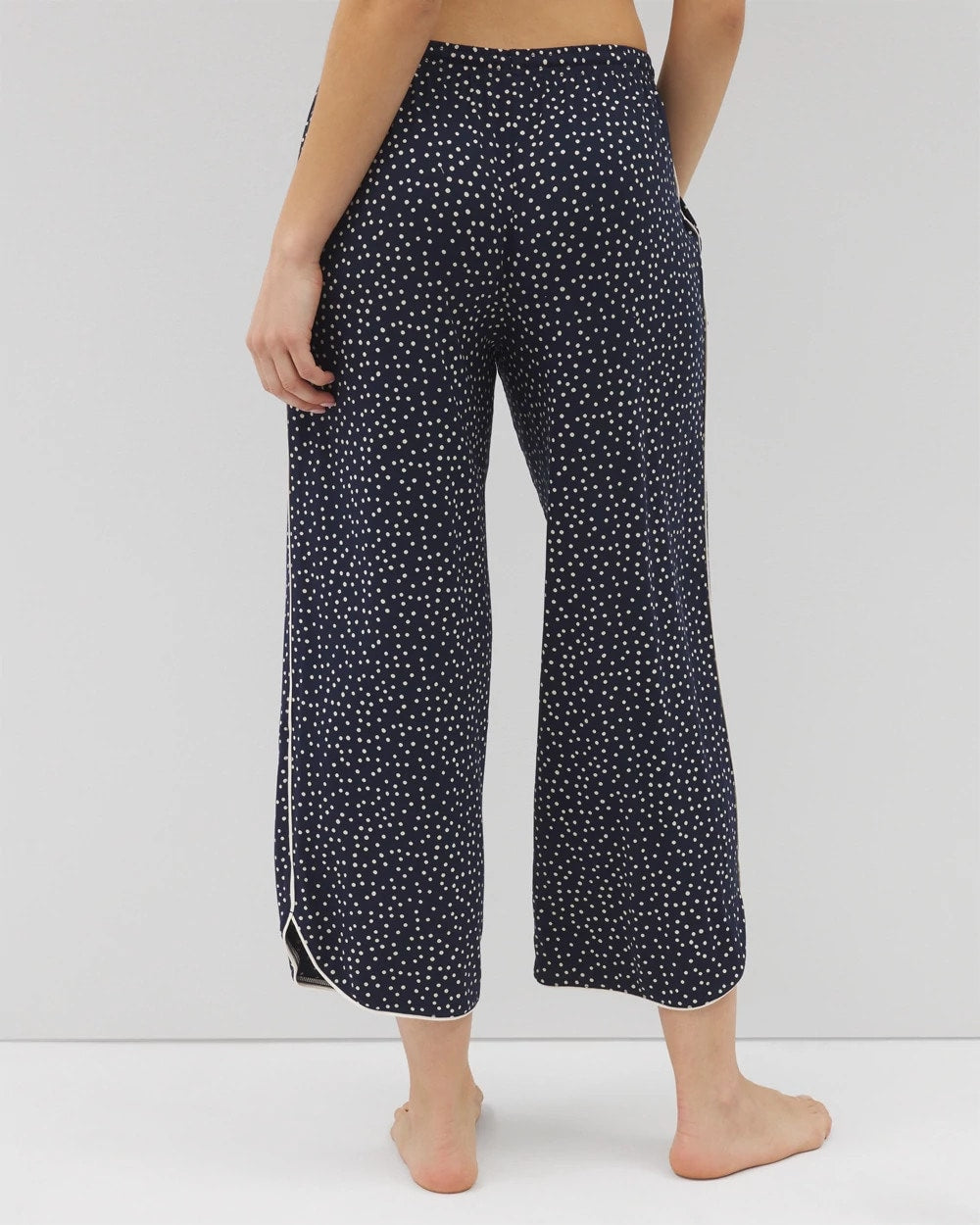 Piped Crop Pajama Pants - Soma