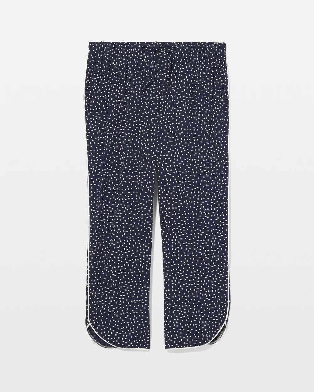 Piped Crop Pajama Pants - Soma