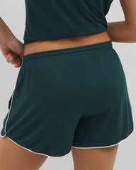 Solid Piped Pajama Shorts - Soma