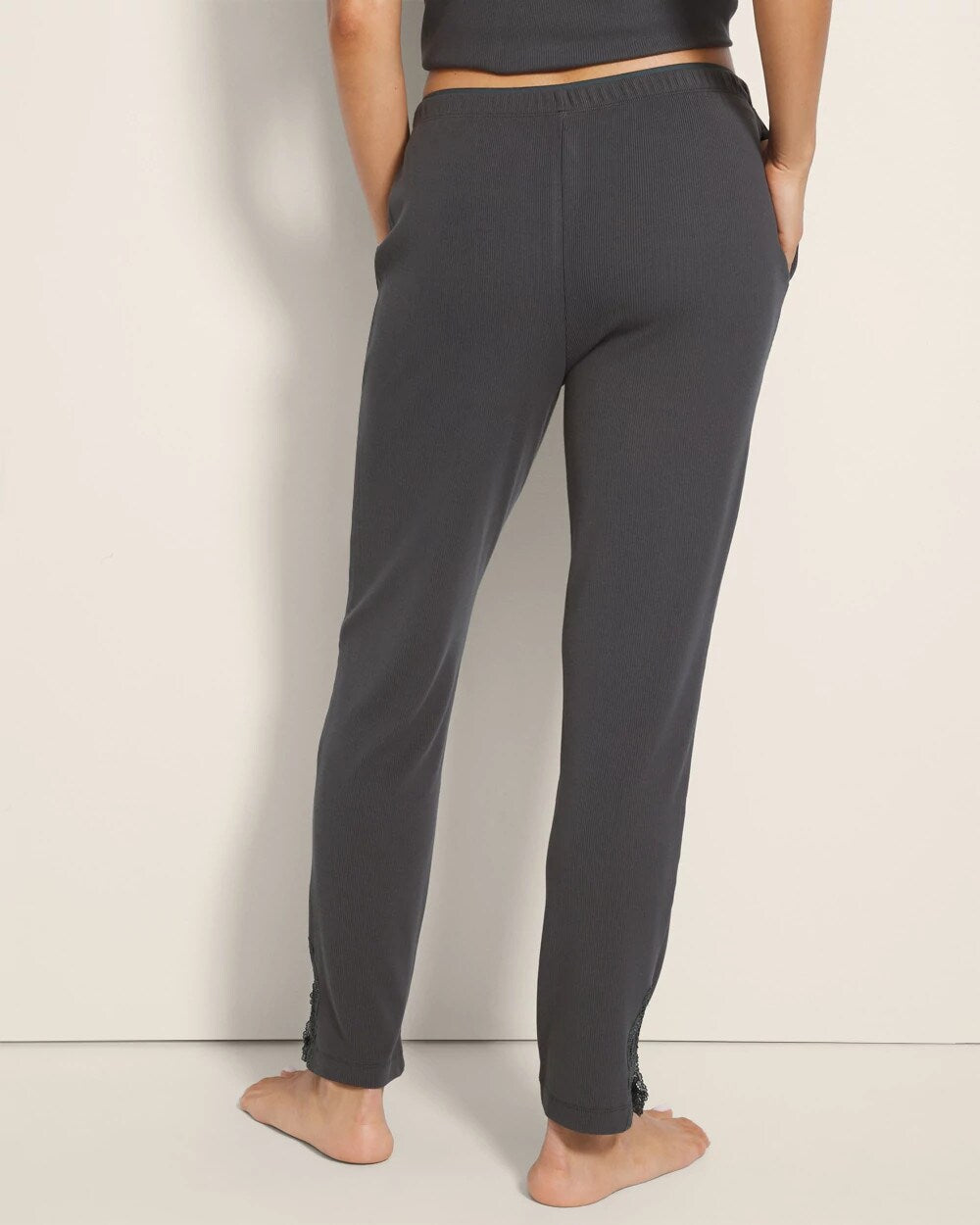 Rib Ankle Pajama Pants - Soma