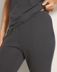Rib Ankle Pajama Pants - Soma