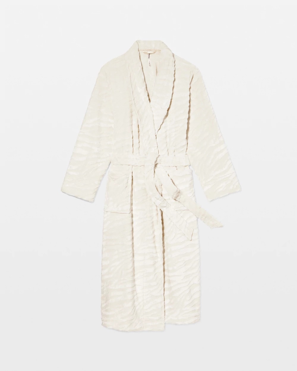 Textured Plush Long Robe - Soma