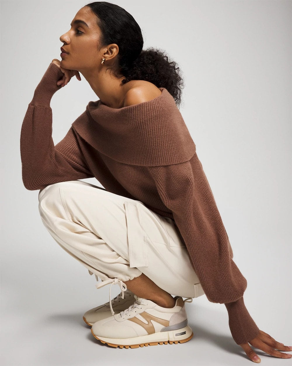 Premier Knit off the Shoulder Sweater - Soma