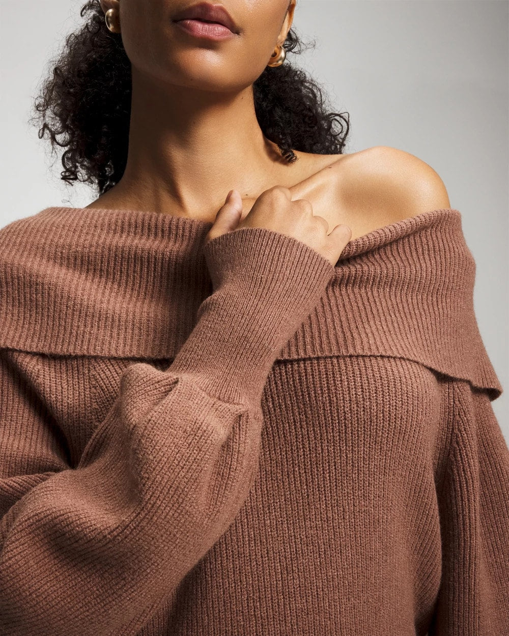 Premier Knit off the Shoulder Sweater - Soma