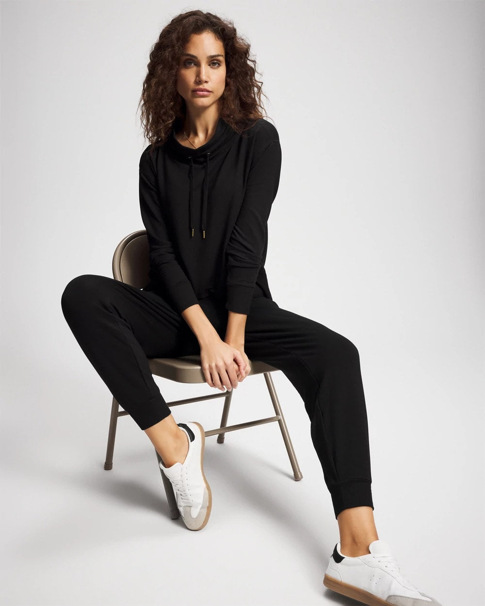 Ultrasoft Fleece Relaxed Funnel Neck Sweatshirt - Soma