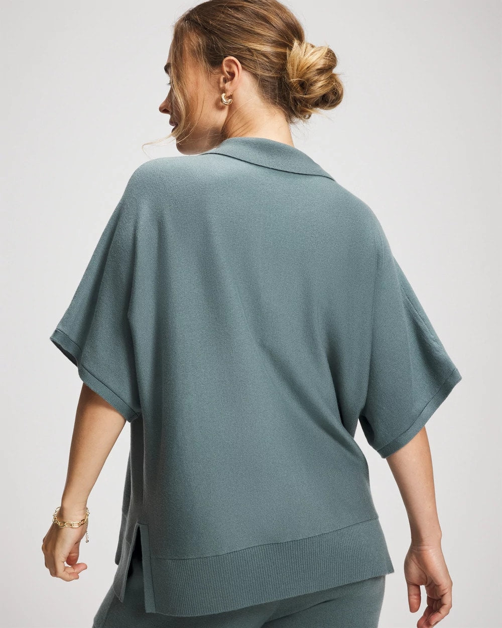 Premier Knit Sweater Collared Top - Soma