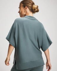 Premier Knit Sweater Collared Top - Soma