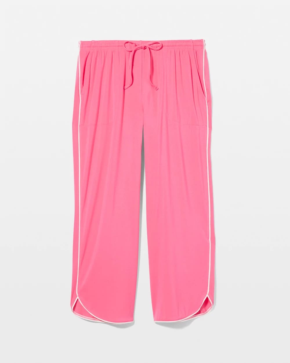 Solid Piped Crop Pajama Pant - Soma