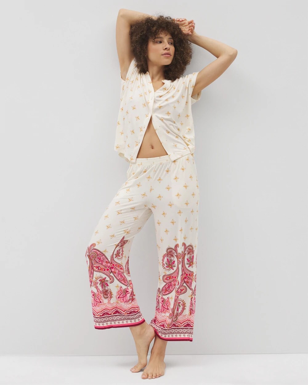Cropped Pajama Pants - Soma