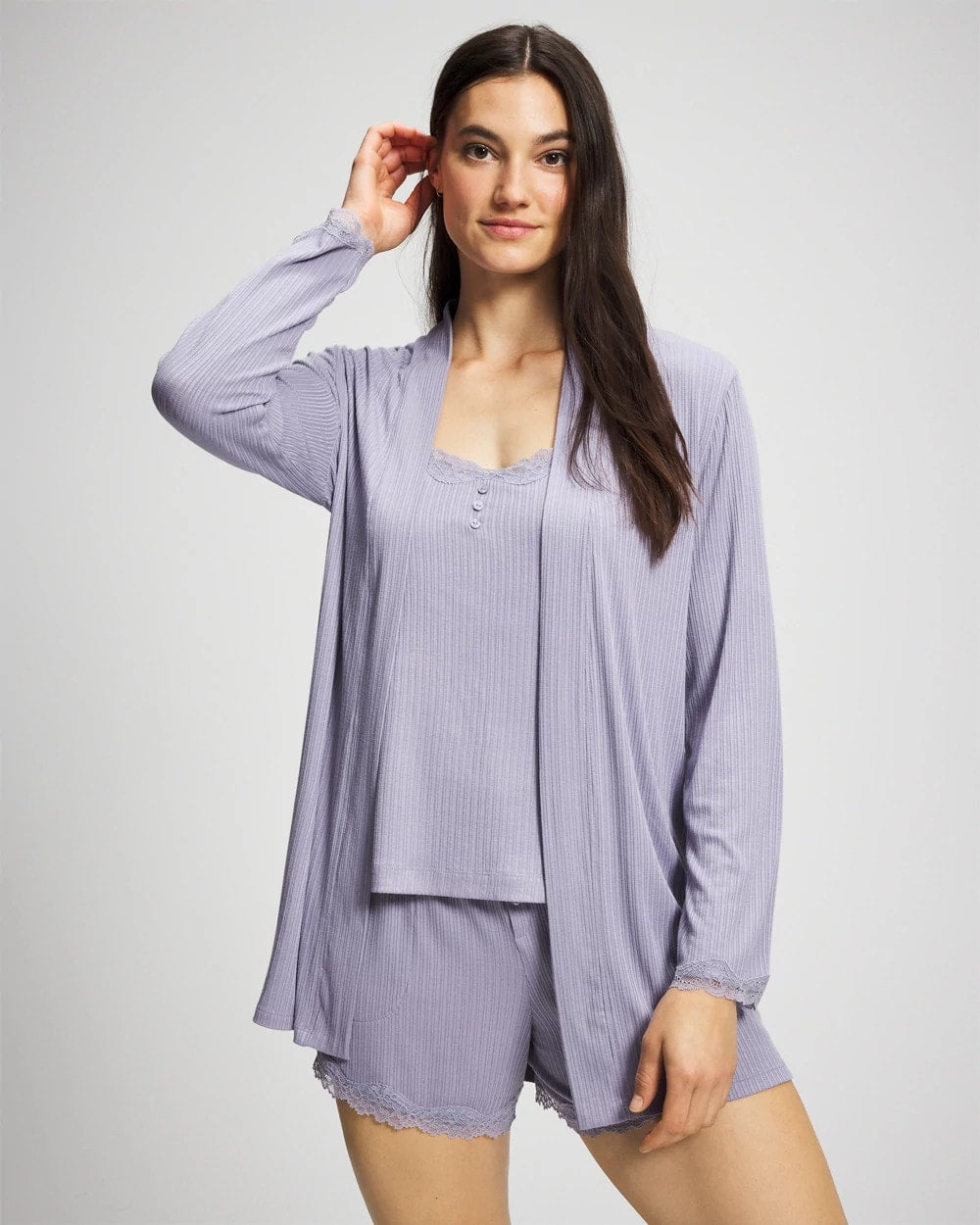 Pointelle Pajama Cardi - Soma