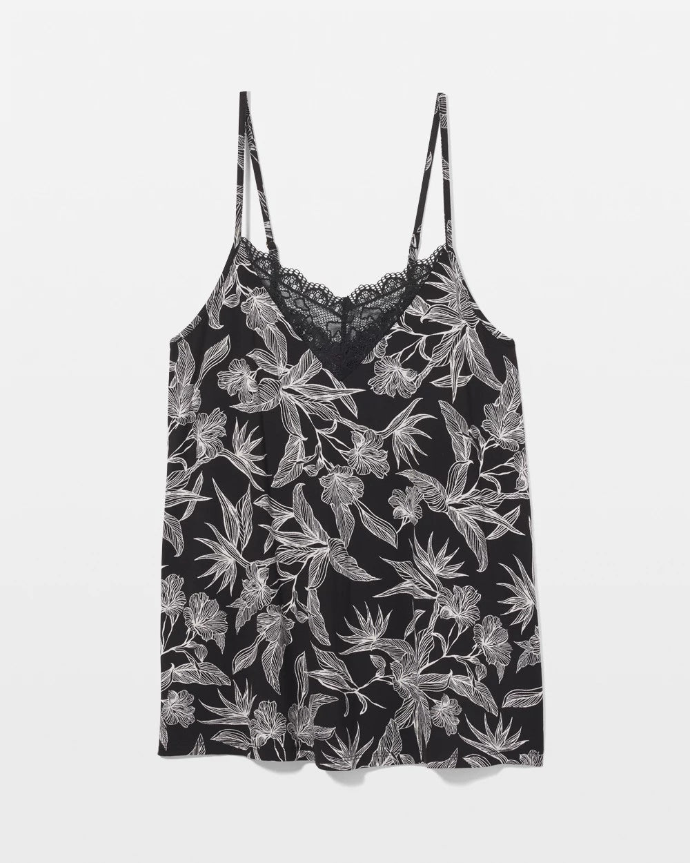 Lace Trim Pajama Cami - Soma