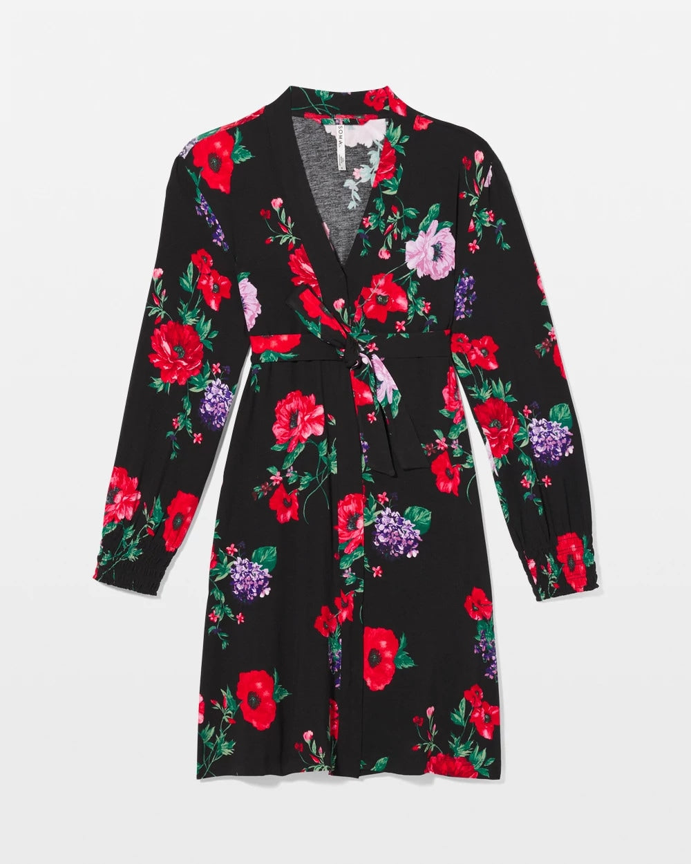 Long-Sleeve Short Robe - Soma