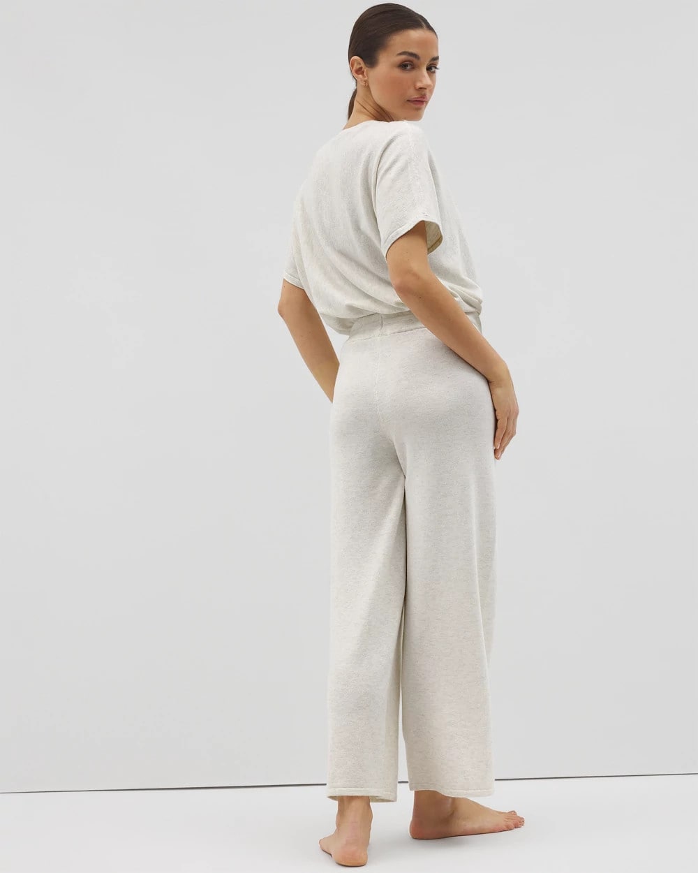 Sweater Wide-Leg Crop Pant - Soma
