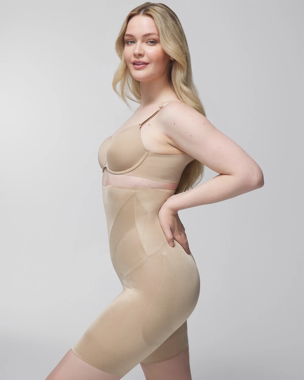 Mid-Level Shaping Vanishing Edge High-Waist Thigh Slimmer - Soma