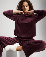 Velour Crewneck Sweatshirt - Soma