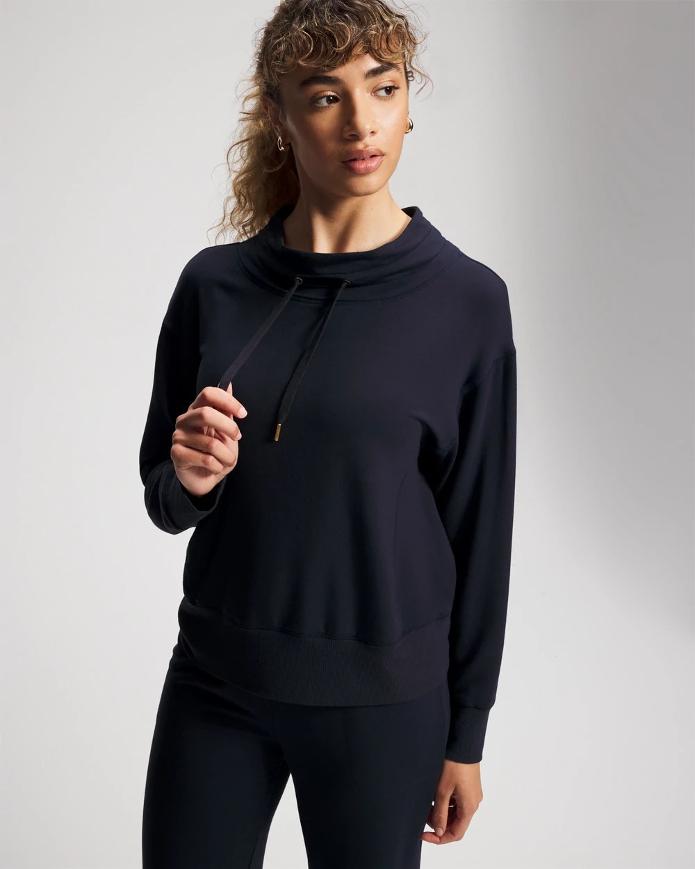 Ultrasoft Fleece Relaxed Funnel Neck Sweatshirt - Soma