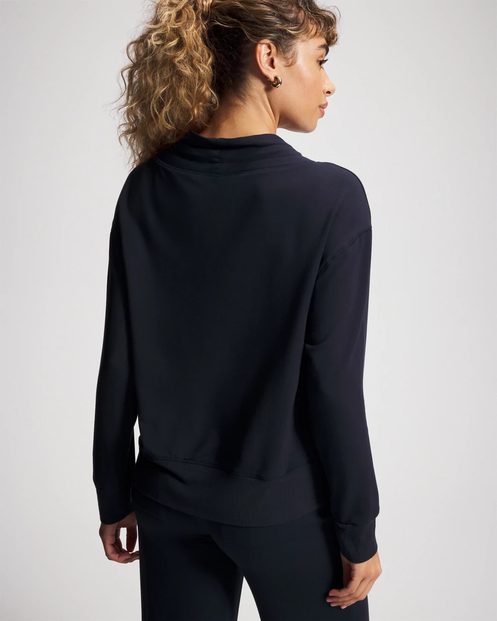 Ultrasoft Fleece Relaxed Funnel Neck Sweatshirt - Soma
