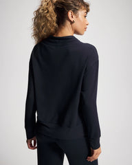 Ultrasoft Fleece Relaxed Funnel Neck Sweatshirt - Soma