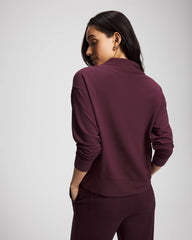 Ultrasoft Fleece Relaxed Funnel Neck Sweatshirt - Soma