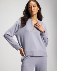 Ultrasoft Fleece Quarter Zip Sweatshirt - Soma