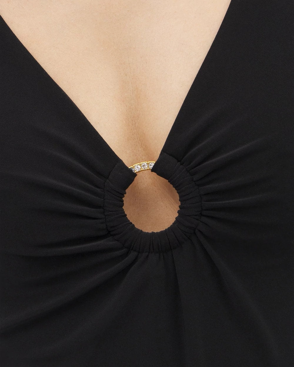 Beyond Control Solid Essentials Ruffle Swim Dress - Soma