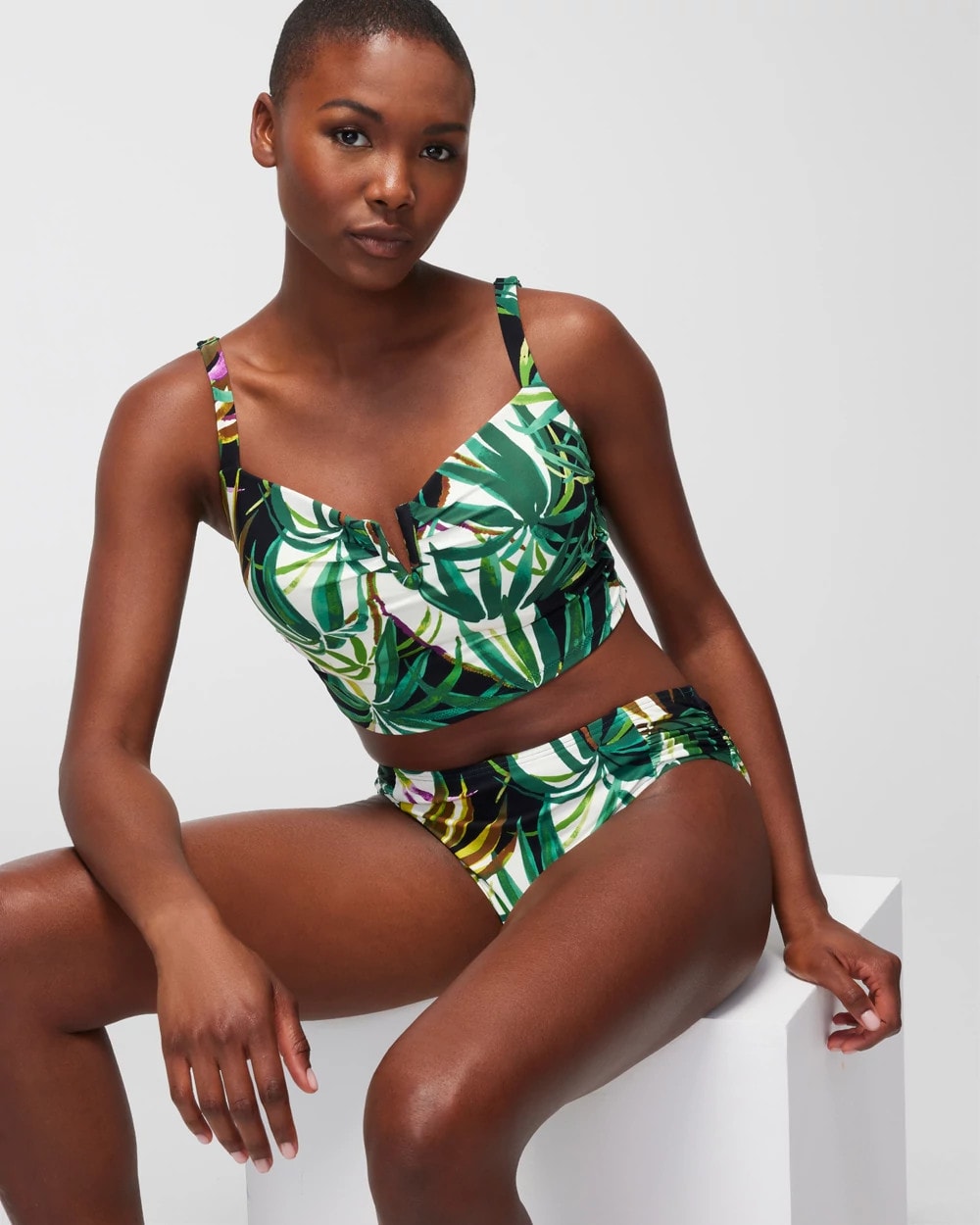 V-Wire Cropped Bikini Top - Soma
