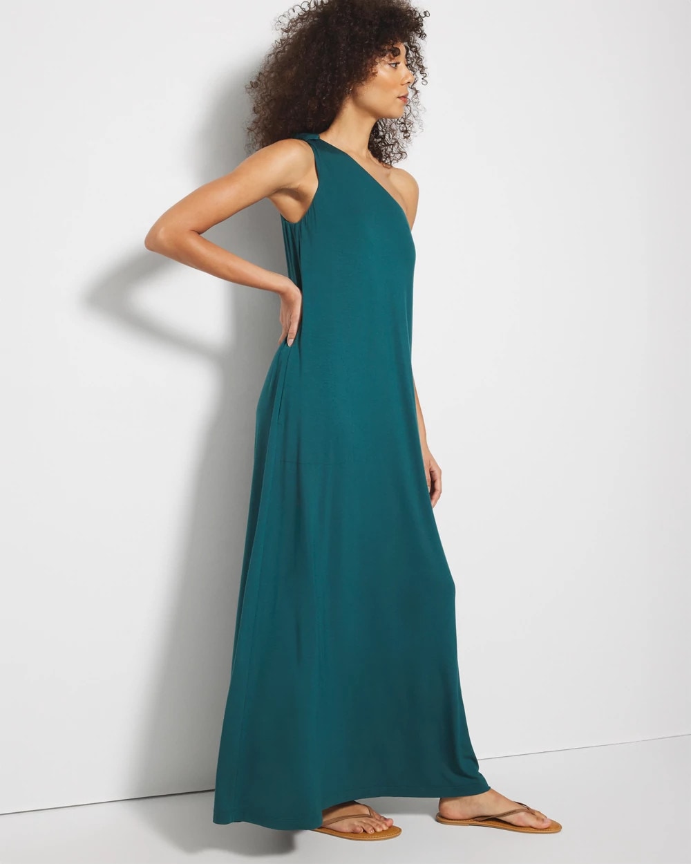 One-Shoulder Maxi Bra Dress - Soma