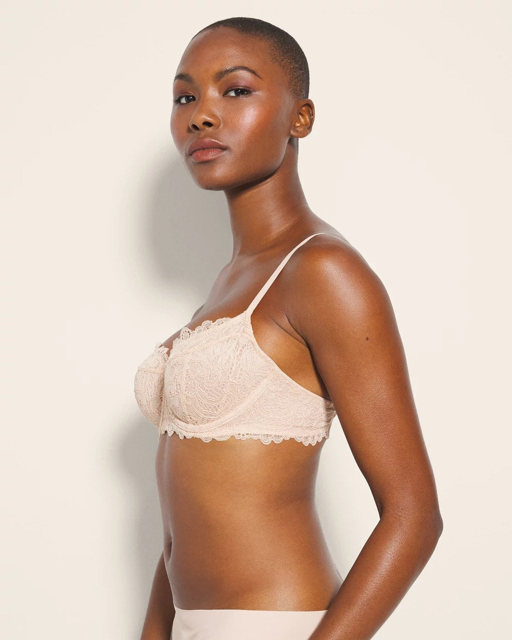 Soma Balconette Unlined Bra with Lace - Soma