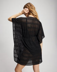 Sunkissed Crochet Chiffon Caftan - Soma